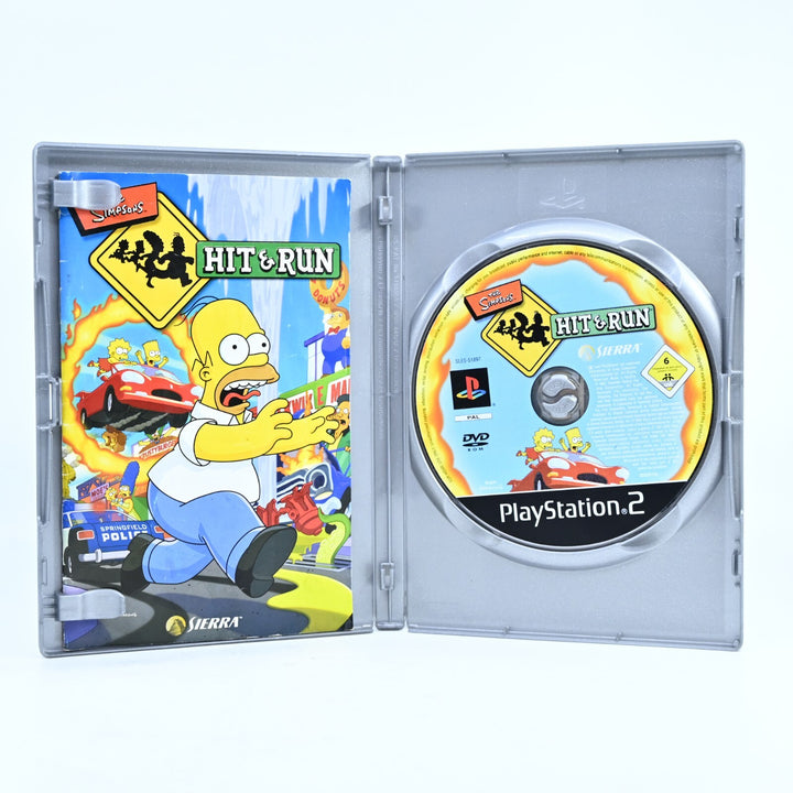 The Simpsons Hit & Run - Sony Playstation 2 / PS2 Game + Manual - PAL