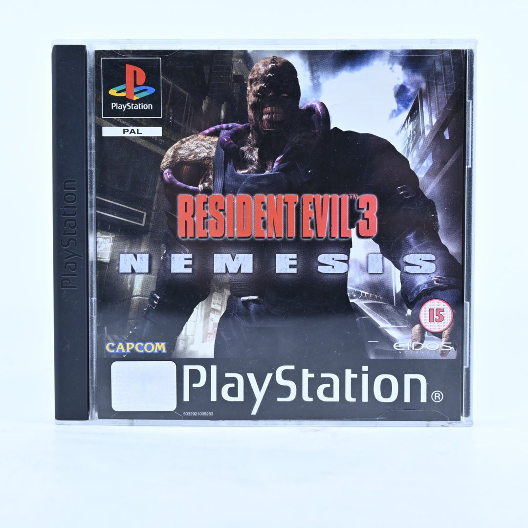 Resident Evil 3 Nemesis - Sony Playstation 1 / PS1 Game + Manual - PAL