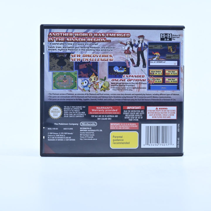 Pokemon Platinum - Nintendo DS Game - AUS PAL + Manual - FREE POST!