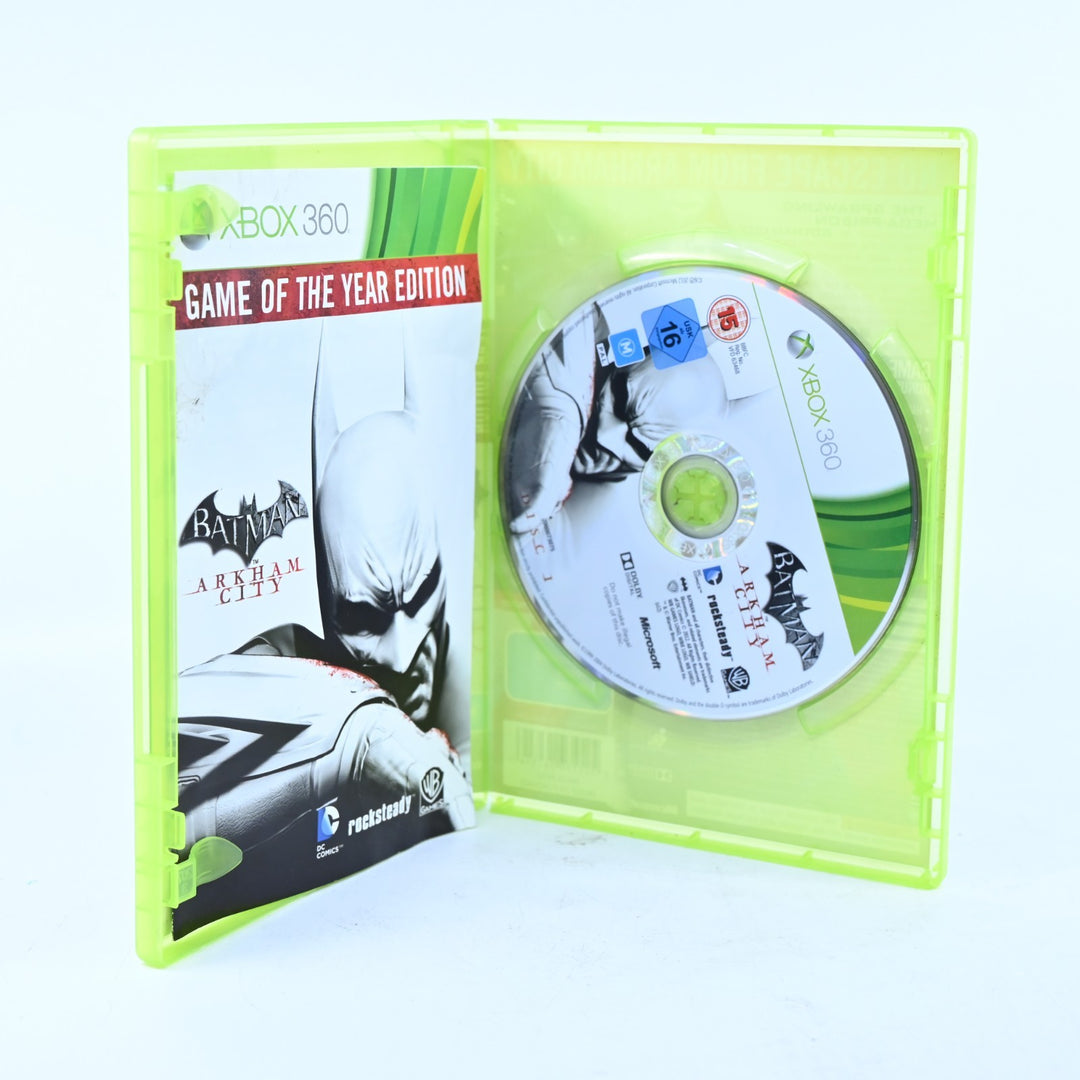 Batman: Arkham City - GOTY Edition - Xbox 360 Game + Manual - PAL - MINT DISC!