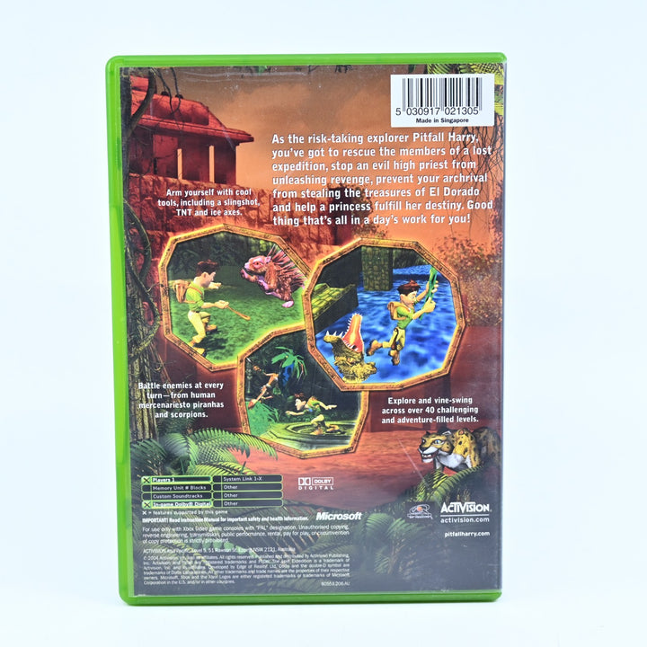 Pitfall: The Lost Expedition - Original Xbox Game - Manual - PAL - FREE POST!