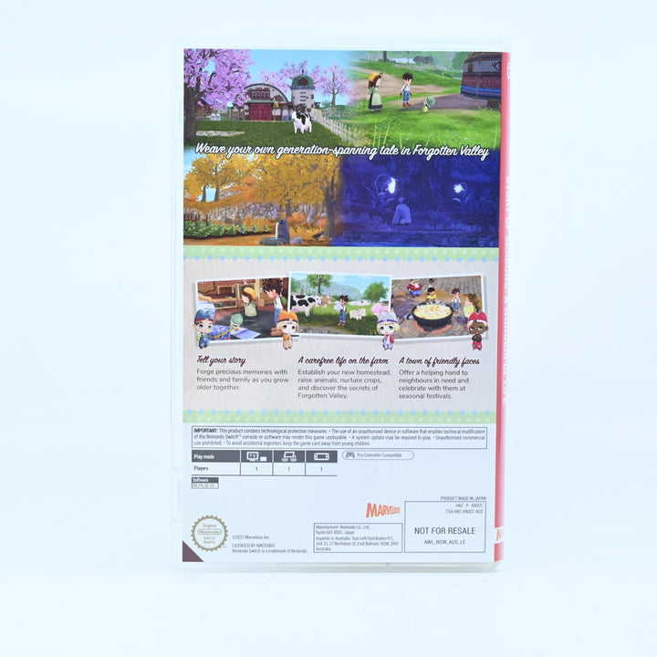 Story of Seasons: A Wonderful Life - Nintendo Switch Game - FREE POST!