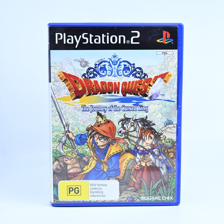 Dragon Quest VIII: The Journey of the Cursed King - PS2 Game + Manual - AUS PAL