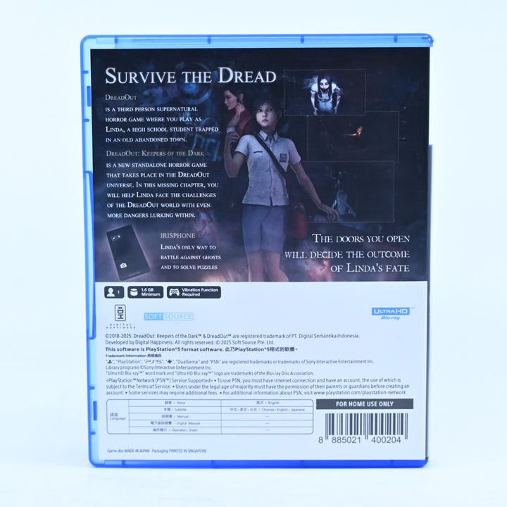 DreadOut Remastered Collection - Sony Playstation 5 / PS5 Game - MINT DISC!