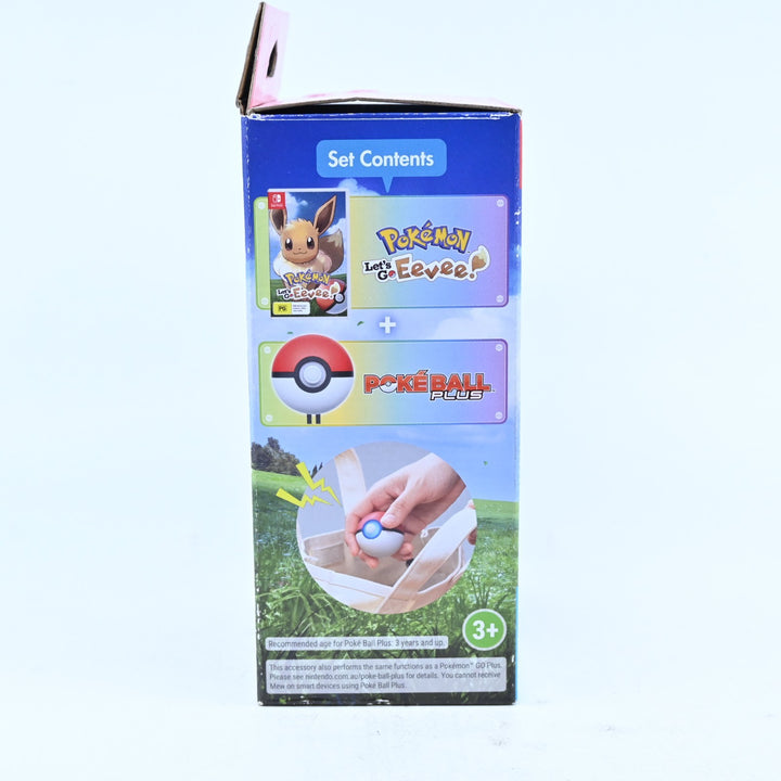 Pokemon: Let's Go, Eevee! + Pokeball Plus - Nintendo Switch Game - FREE POST!