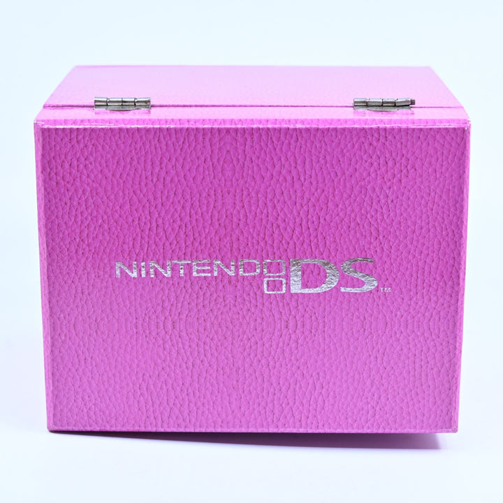 Pink DS Jewelry Box - 2 Drawers + Latched Top - Nintendo DS Accessory