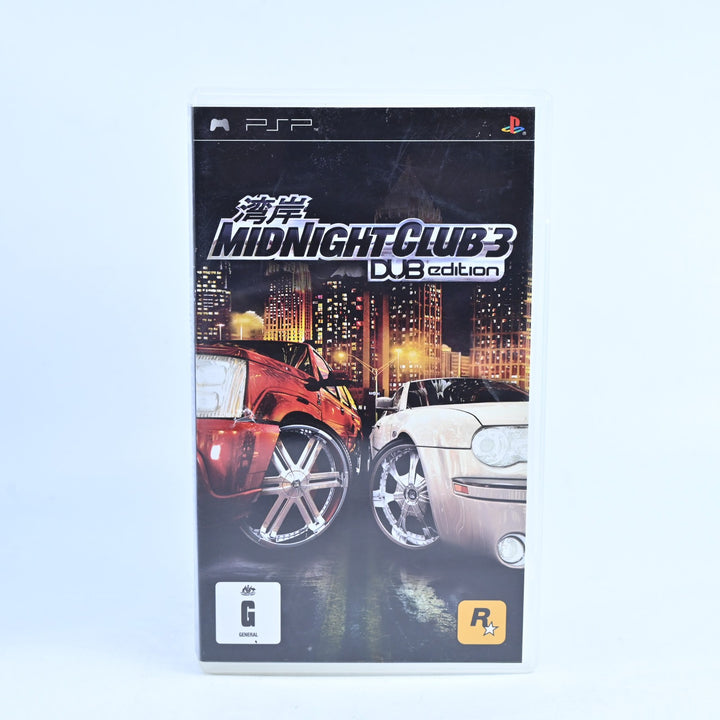 Midnight Club 3 Dub Edition - Sony PSP Game - No Manual - FREE POST!