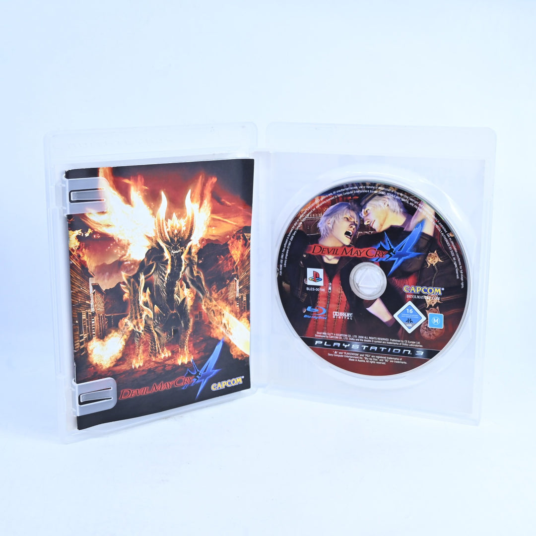 Devil May Cry 4 - Sony Playstation 3 / PS3 Game + Manual - MINT DISC!