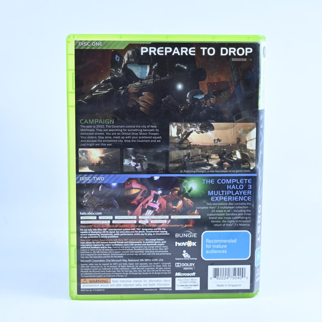 Halo 3 ODST - Xbox 360 Game + Manual - PAL - MINT DISC!