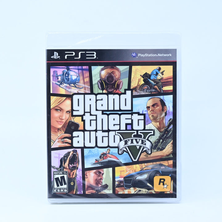 Grand Theft Auto V 5 - SEALED! - PS3 Game + Manual - Region Free - MINT DISC!