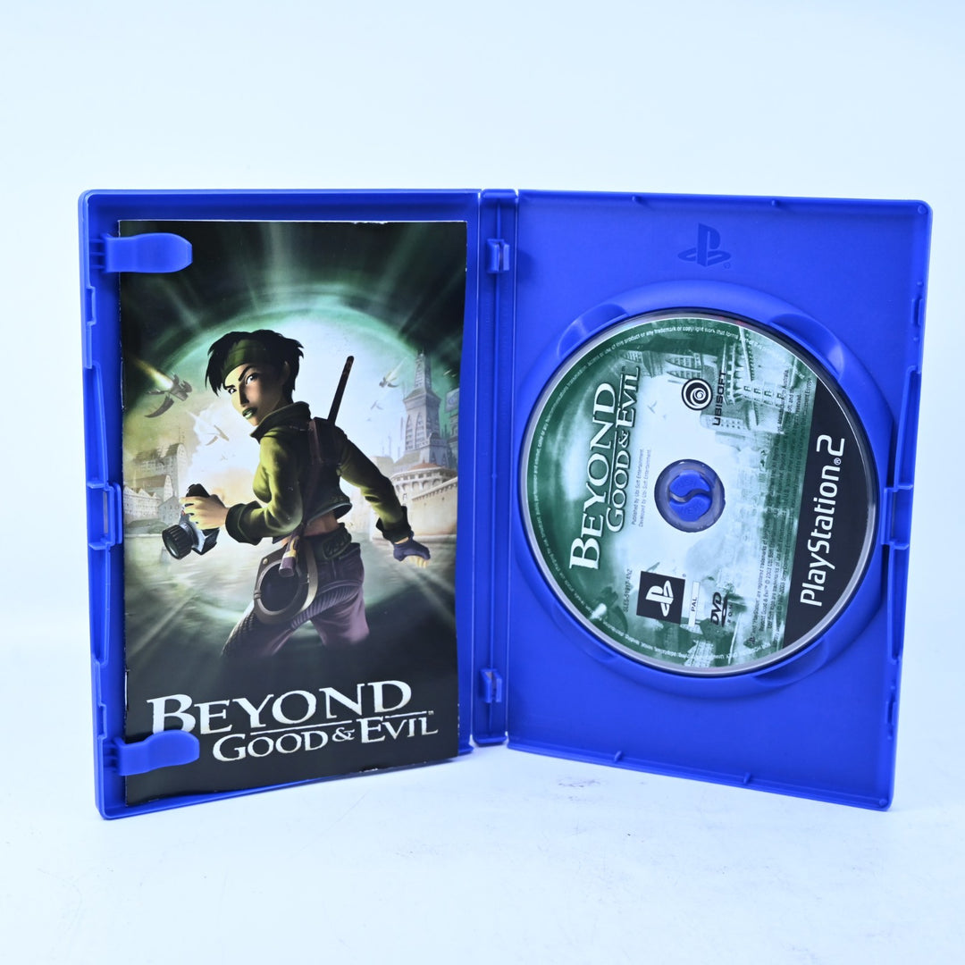 Beyond Good &amp; Evil - Sony Playstation 2 / PS2 Game + Manual - PAL - MINT DISC!