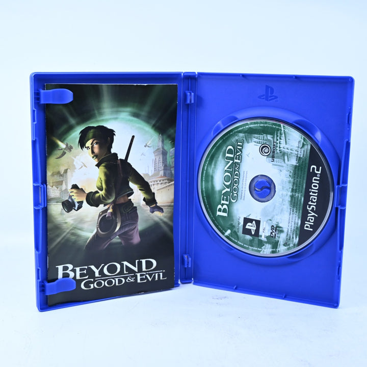 Beyond Good &amp; Evil - Sony Playstation 2 / PS2 Game + Manual - PAL - MINT DISC!