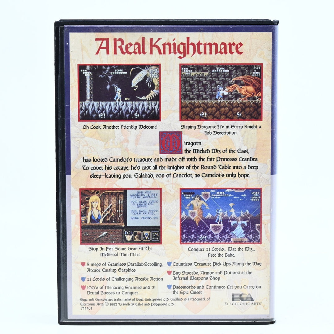 Galahad - + Manual - Sega Mega Drive / Genesis Game - REGION FREE