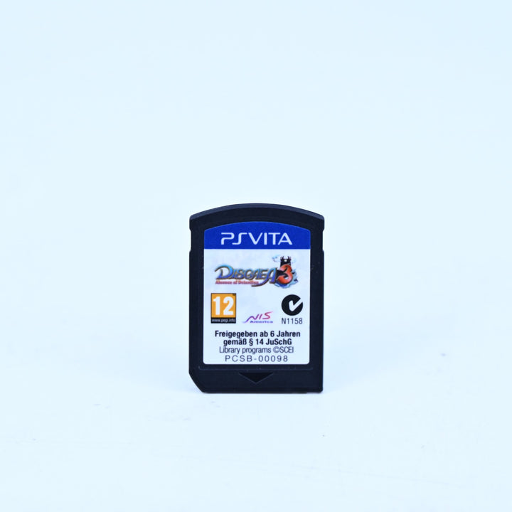 Disgaea 3: Absence of Detention - Sony PS Vita Game - Cartridge Only