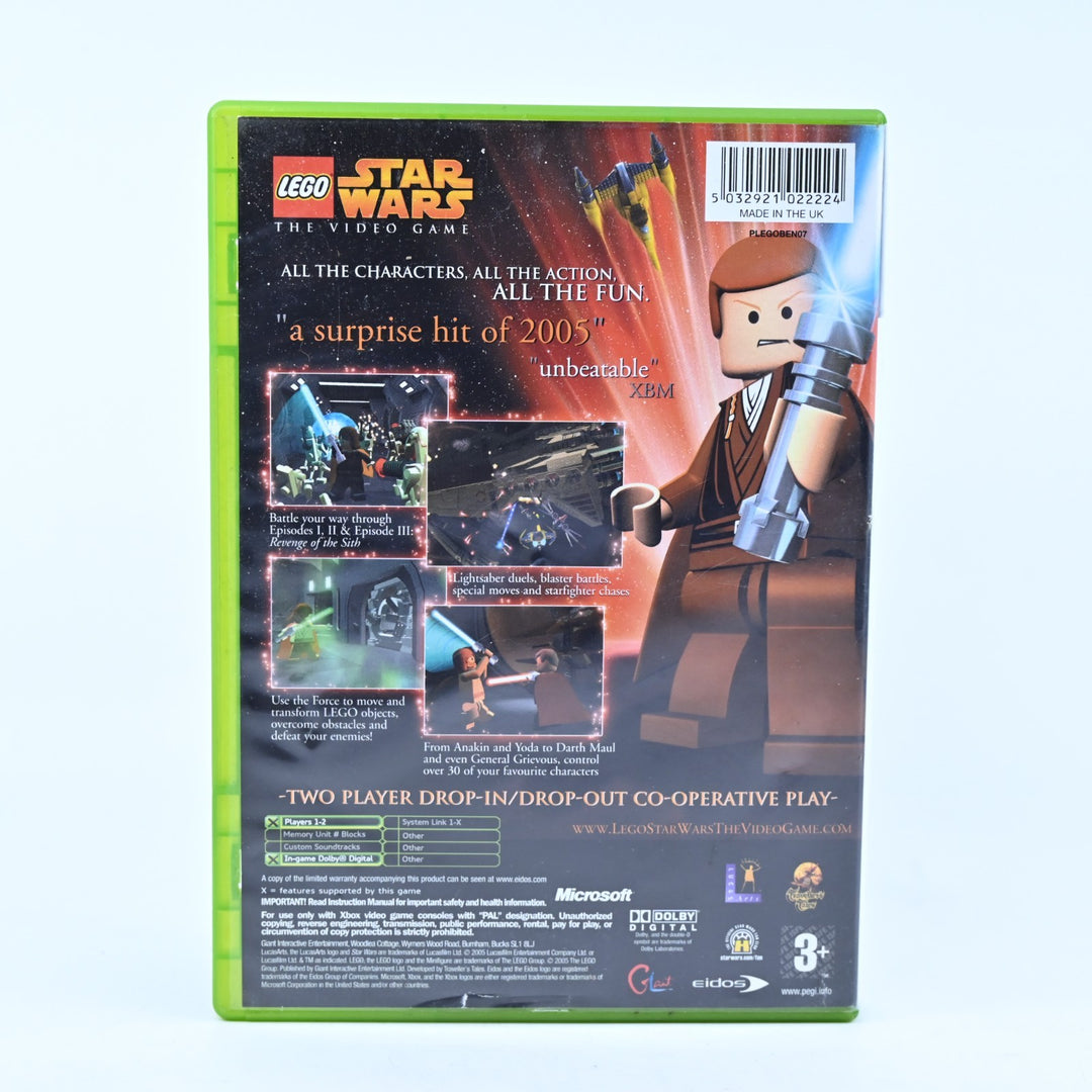 LEGO Star Wars: The Videogame - Original Xbox Game + Manual - PAL - MINT DISC!