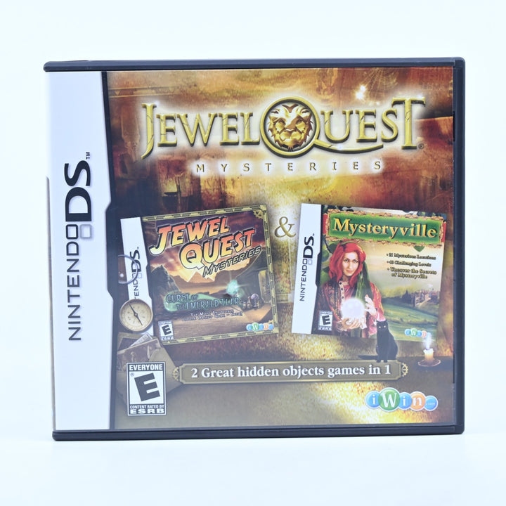 Jewel Quest Mysteries - Nintendo DS Game - PAL + Manual - FREE POST!