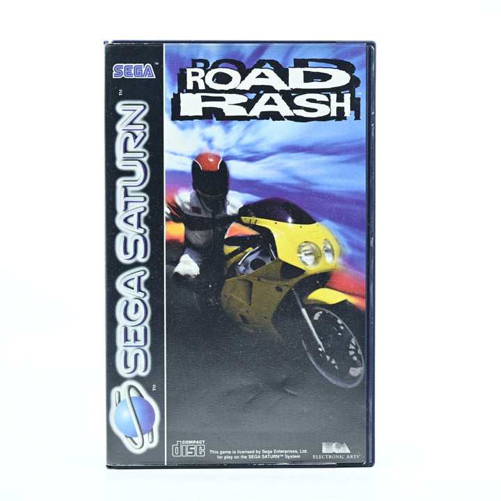 Road Rash + Manual - Sega Saturn Game - PAL - MINT DISC!