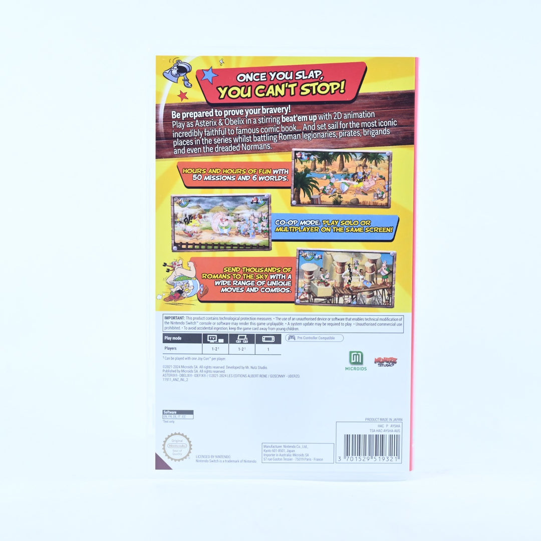 Asterix & Obelix Slap Them All! - Nintendo Switch Game - FREE POST!