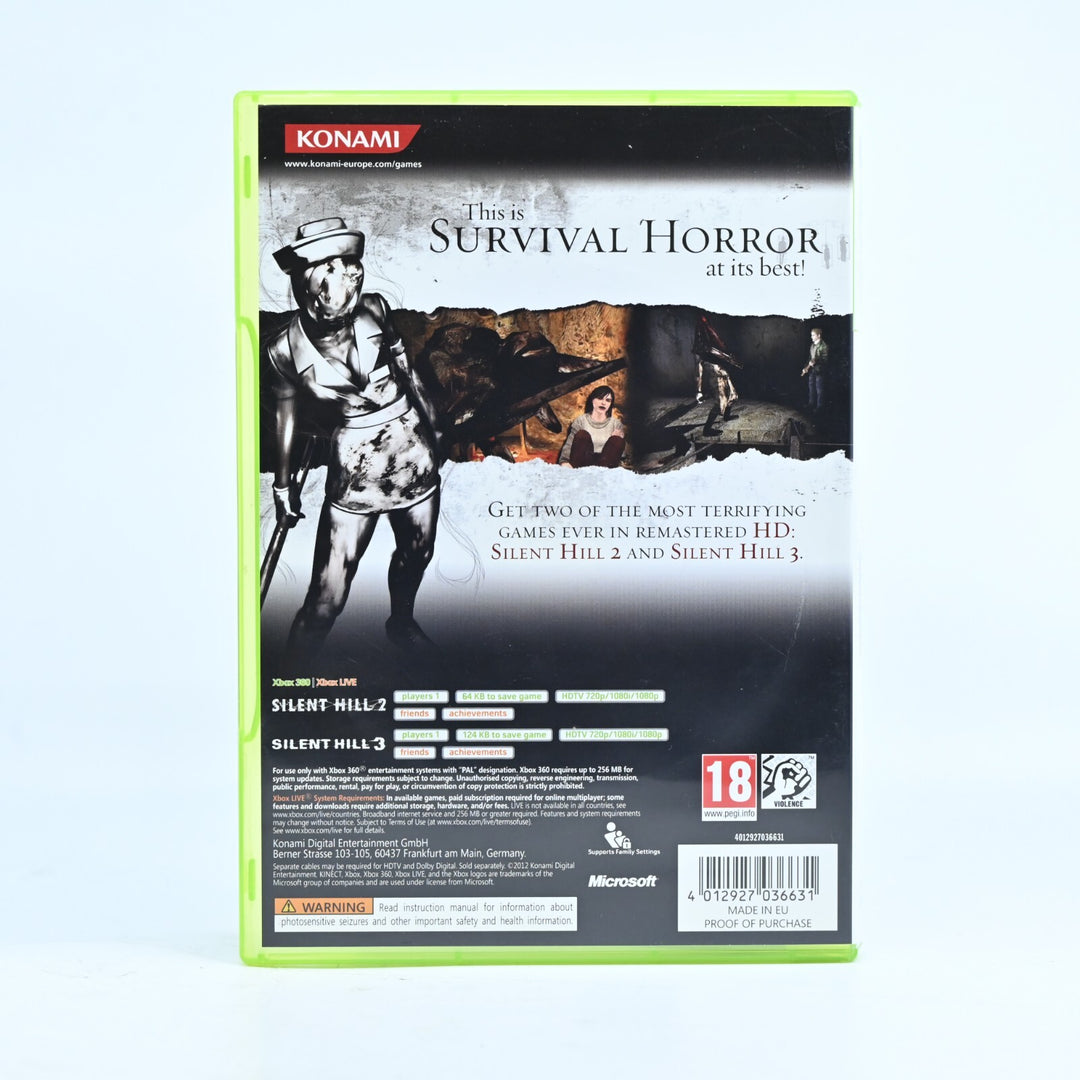 LIKE NEW! Silent Hill HD Collection - Xbox 360 Game + Manual - PAL - MINT DISC!