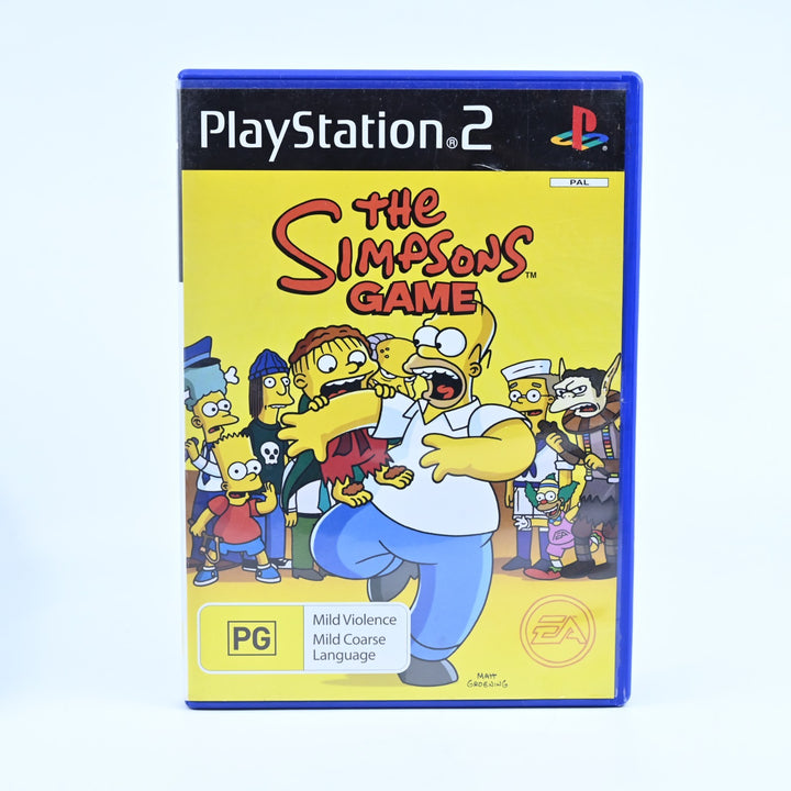 The Simpsons Game - Sony Playstation 2 / PS2 Game + Manual - PAL