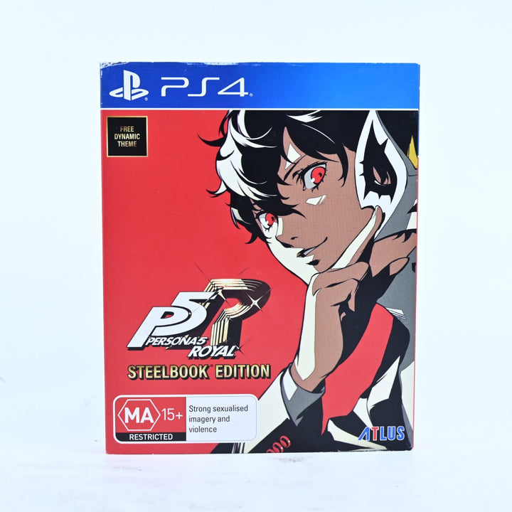 Persona 5 Royal - Steelbook Edition - Sony Playstation 4 / PS4 Game - MINT DISC!
