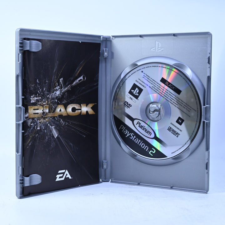 Black - Sony Playstation 2 / PS2 Game + Manual - PAL - MINT DISC!