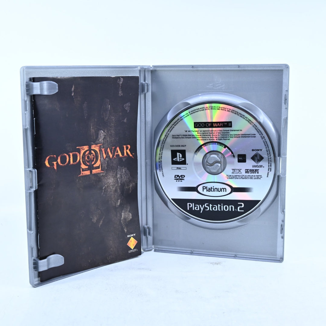 God of War II - Sony Playstation 2 / PS2 Game + Manual - PAL - MINT DISC!