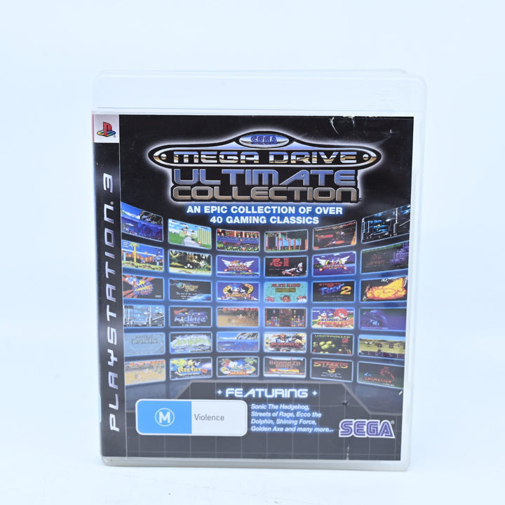 SEGA Mega Drive: Ultimate Collection - Sony Playstation 3 / PS3 Game + Manual