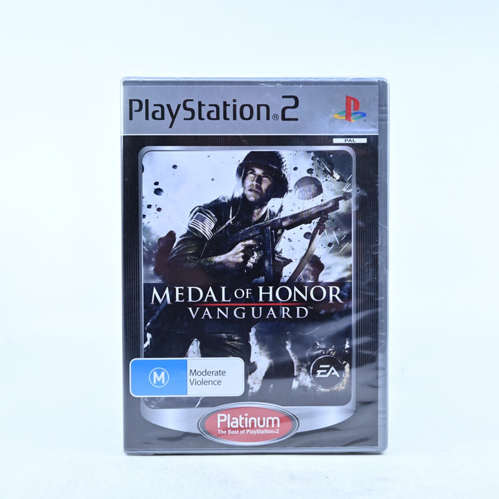 Medal of Honor Vanguard - Sony Playstation 2 / PS2 Game + Manual - SEALED!