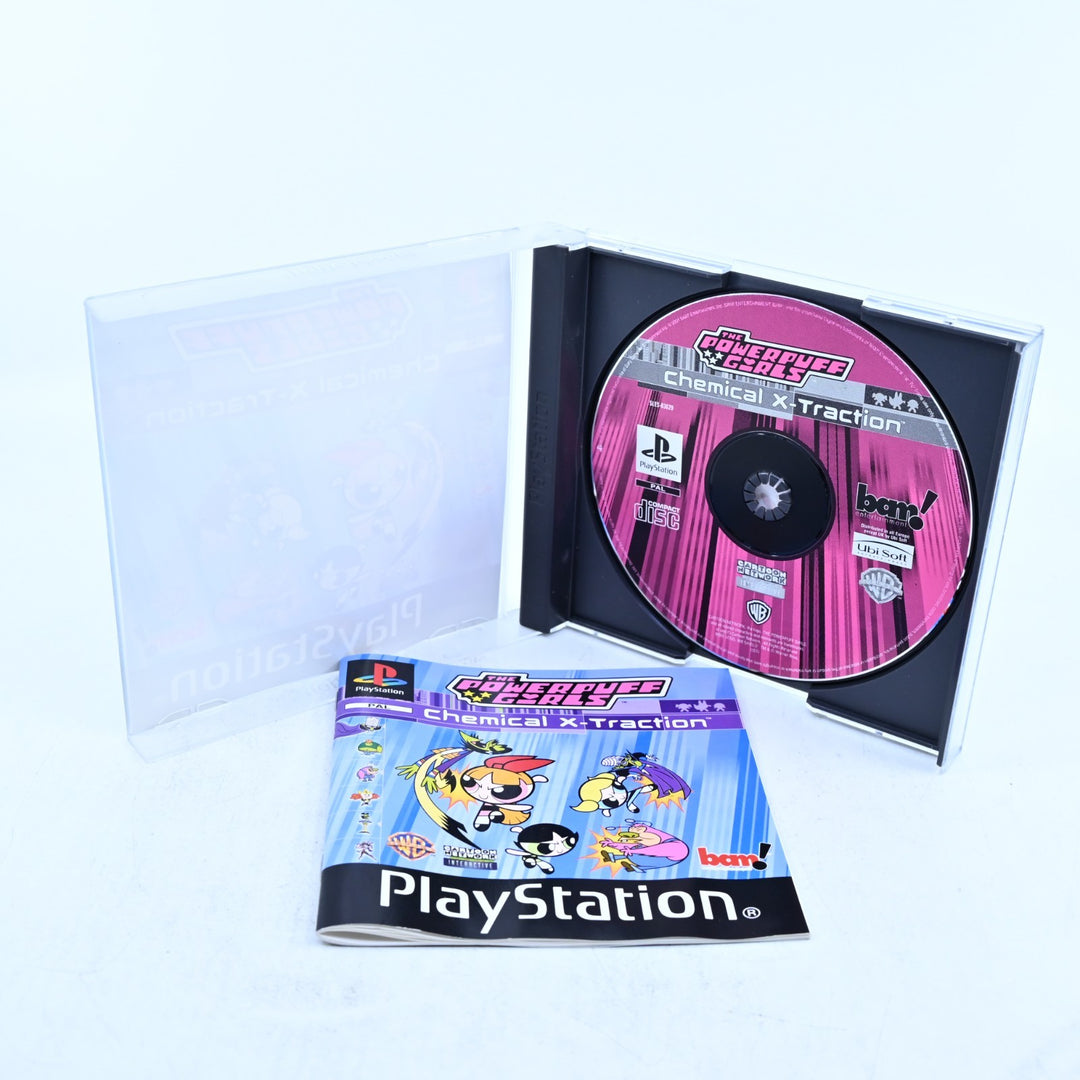 The Powerpuff Girls: Chemical X-traction - Playstation 1 / PS1 Game + Manual
