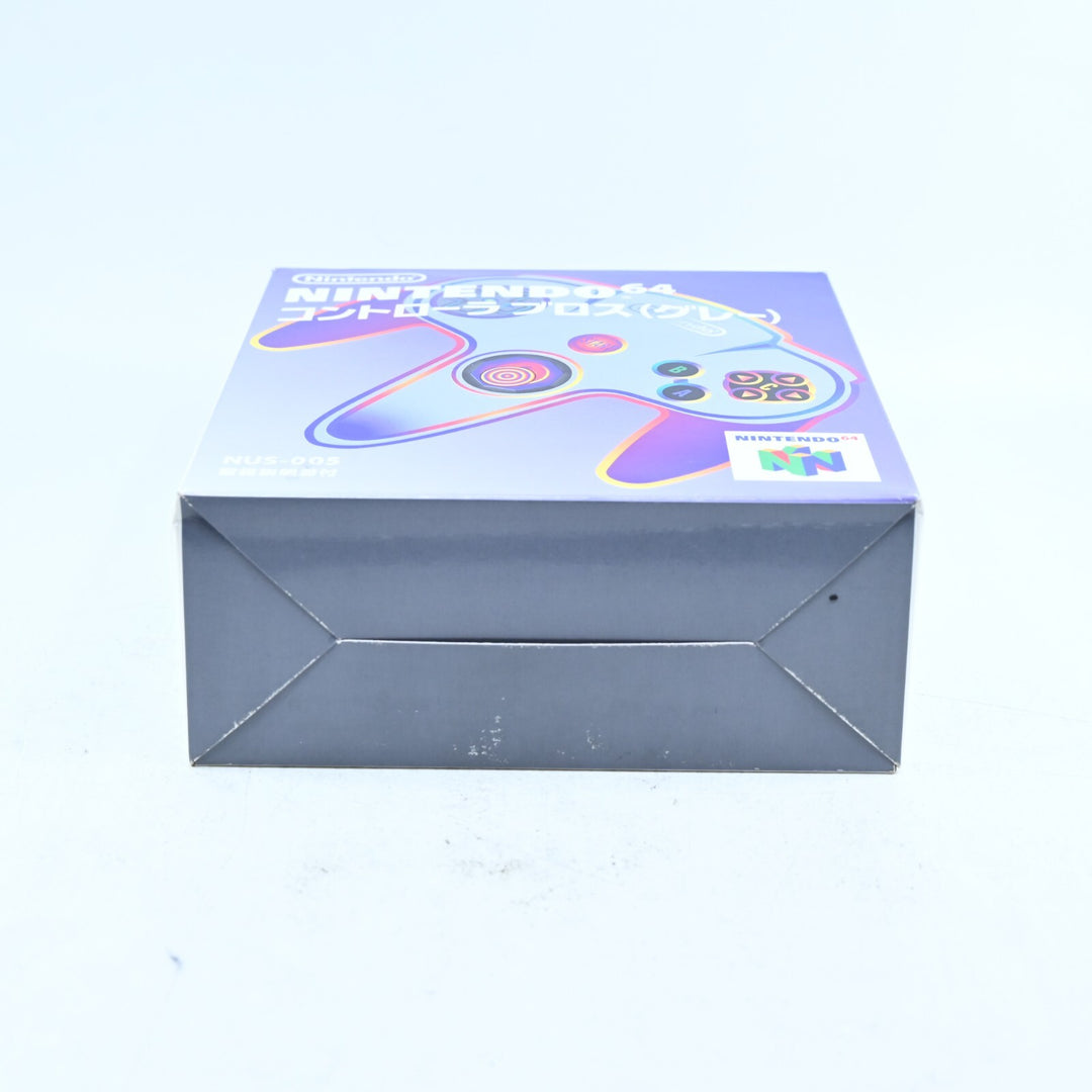N64 Grey Boxed Controller Japanese - N64 / Nintendo 64 Accessory