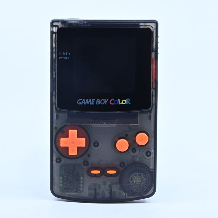 Clear Black Gameboy Color IPS - Nintendo Gameboy Color / GBC Console - CGB-001