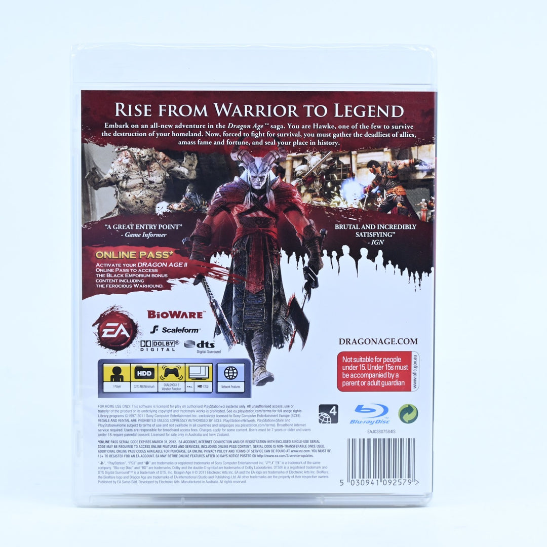 SEALED! Dragon Age II 2 - Sony Playstation 3 / PS3 Game + Manual - FREE POST!