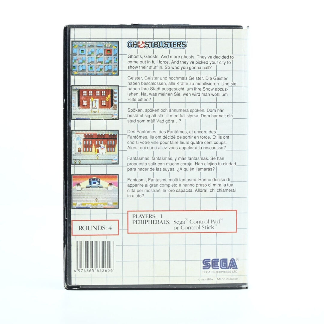 Ghostbusters - No Manual - Sega Master System Game - PAL - FREE POST!