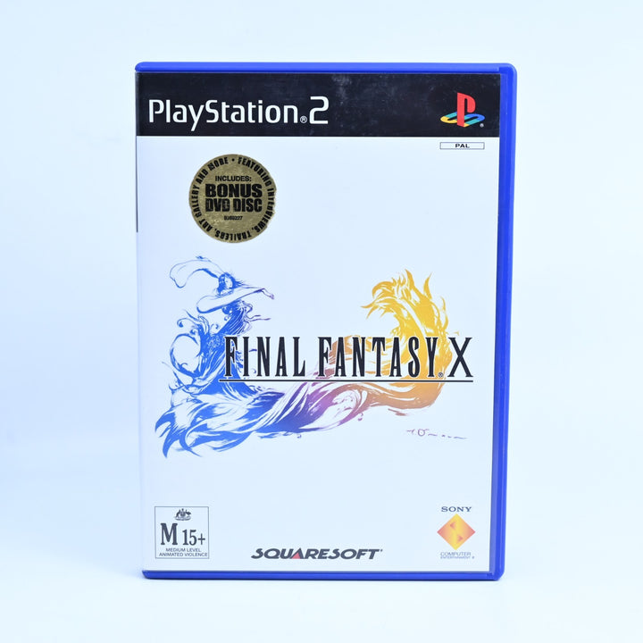 Final Fantasy X - Sony Playstation 2 / PS2 Game + Manual + DVD - PAL