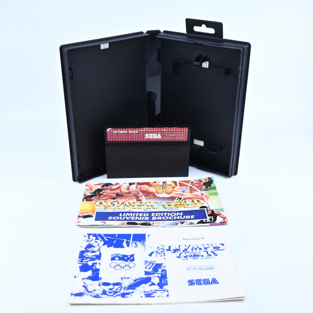 Olympic Gold - Sega Master System Game + Manual - PAL - FREE POST!