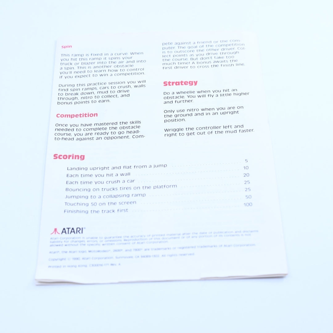 MotoRodeo - Atari 2600 Boxed Game - NTSC-U/C - FREE POST!