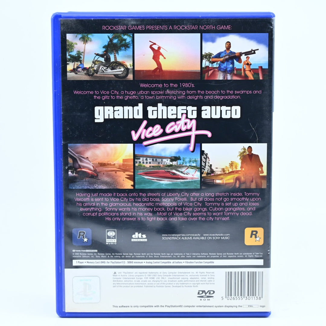 Grand Theft Auto: Vice City - Sony Playstation 2 / PS2 Game + Manual - PAL