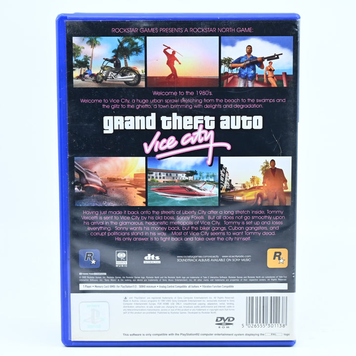 Grand Theft Auto: Vice City - Sony Playstation 2 / PS2 Game + Manual - PAL