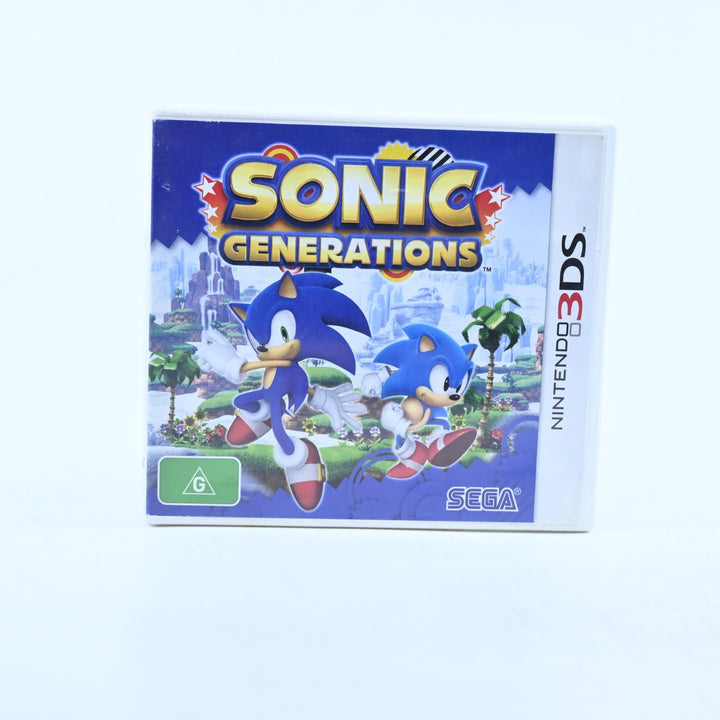 Sonic Generations - Nintendo 3DS Game - PAL + Manual - FREE POST!