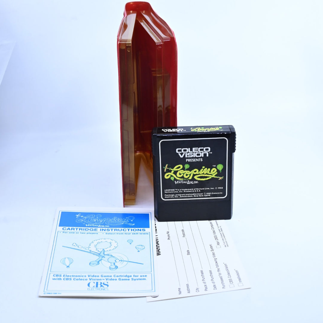 Looping - ColecoVision Game + Manual - Region Free - FREE POST!