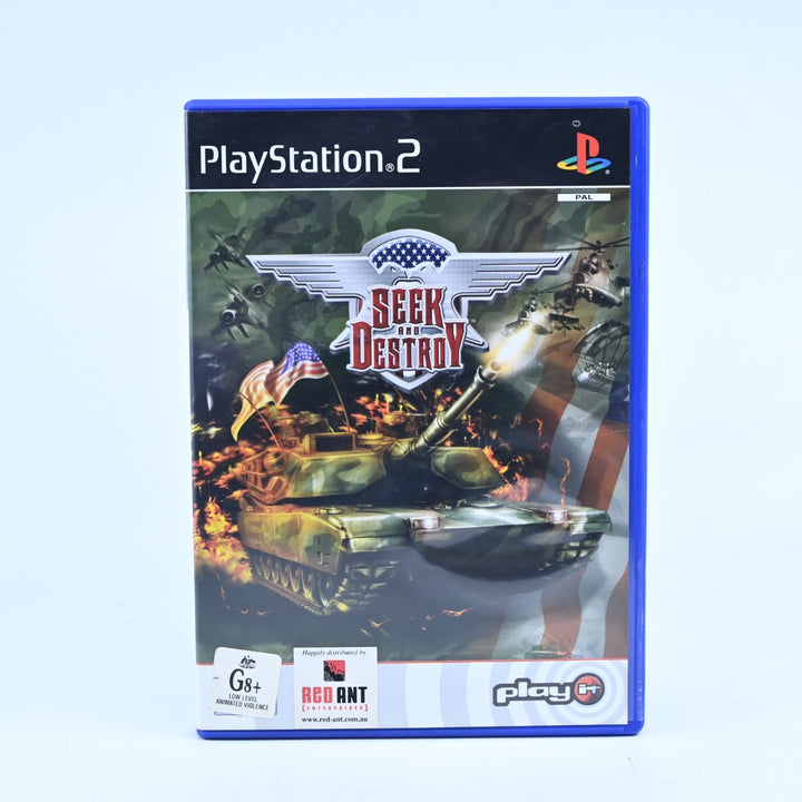 Seek and Destroy - Sony Playstation 2 / PS2 Game + Manual - PAL - MINT DISC!
