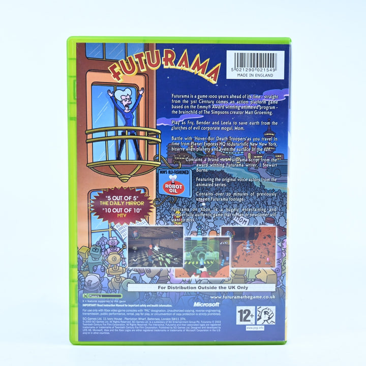 Futurama - Original Xbox Game + Manual - PAL - MINT DISC!