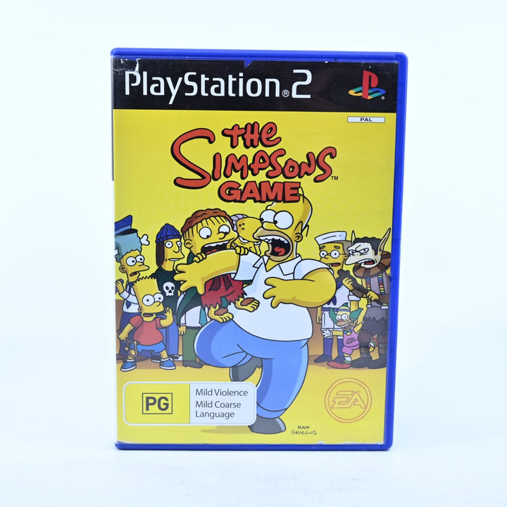 The Simpsons Game - Sony Playstation 2 / PS2 Game - No Manual - PAL