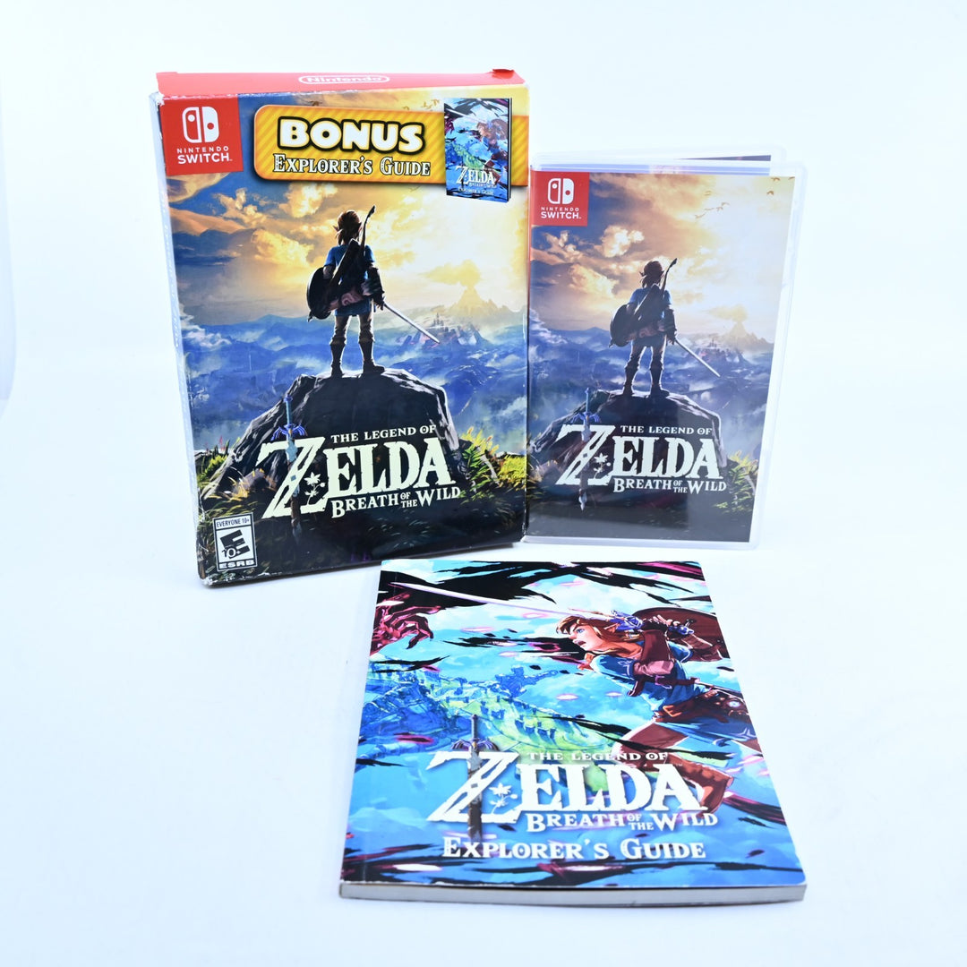 The Legend of Zelda: Breath of the Wild - Switch Game + Explorer's Guide