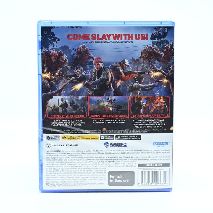 SEALED! - Back 4 Blood - Sony Playstation 5 / PS5 Game - FREE POST!