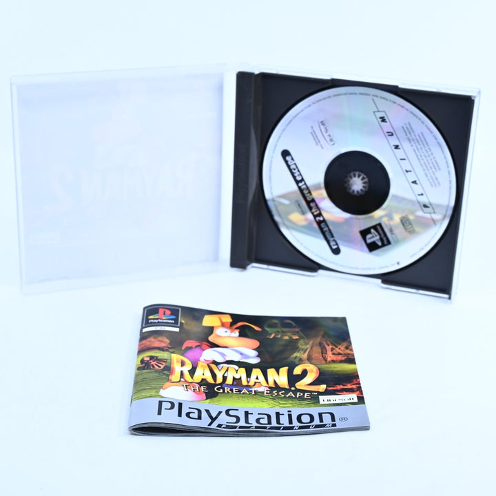 Rayman 2: The Great Escape - Sony Playstation 1 / PS1 Game + Manual - PAL