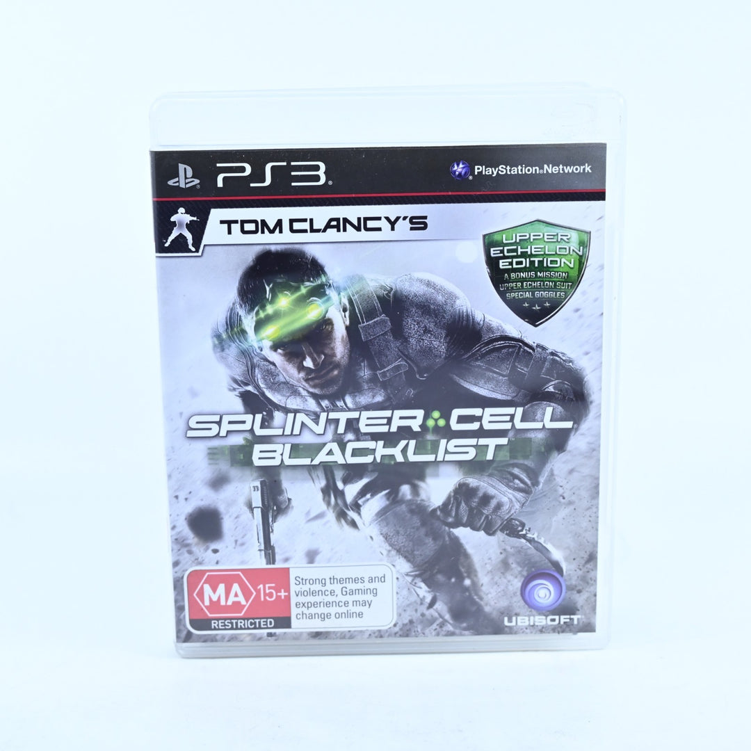 Tom Clancy's Splinter Cell Blacklist - Sony Playstation 3 / PS3 Game + Manual