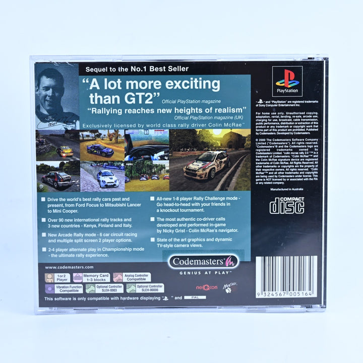 Colin McRae Rally 2.0 - Sony Playstation 1 / PS1 Game + Manual - PAL
