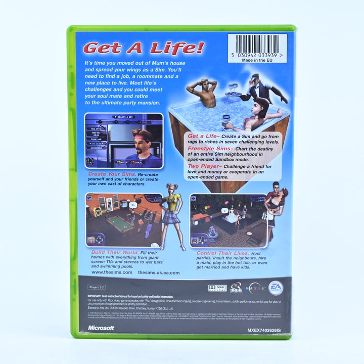 The Sims - Original Xbox Game + Manual - PAL - MINT DISC!
